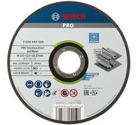 Bosch Accessories 2608603488 Disque à tronçonner à moyeu plat best for inox rapido A 60 W inox BF 125 mm 0,8 mm Gris