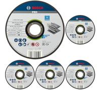 Bosch Accessories 2608603488 Disque à tronçonner à moyeu plat best for inox rapido A 60 W inox BF 125 mm 0,8 mm Gris (Lot de 5)