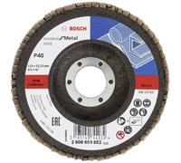 Bosch Accessories 2608603652 X431 Disque segmenté Diamètre 115 mm Ø de perçage 22.33 mm Grain 40 acier 1 pc(s)