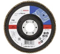 BOSCH Plateau a lamelles X431, Standard for Metal, 125 mm, 22,23 mm, 80 2608603718