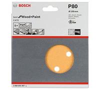 Bosch Accessories 2608605087 Disque abrasif 5 pièces 150 mm Grain K80