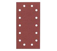 Bosch Set papiers abrasifs 2608605322 pour ponceuse vibrante auto-agrippant perforé Grain 60/120