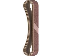 Bosch Accessories 2608606208 Bande abrasif 40 x 305 mm Grain 120 Set de 3 pièces Gris
