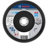 Bosch Disque segmenté 2608606737 X571 – Ø 180 mm, alésage 22,33 mm, grain 40, acier, 1 pc
