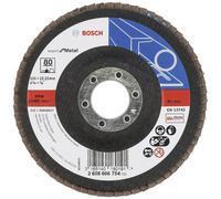 Bosch Disque segmenté 2608606754 X551 115 mm Ø de perçage 22,33 mm grain 80 acier