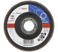 Bosch Disque segmenté 2608606754 X551 115 mm Ø de perçage 22,33 mm grain 80 acier