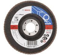 Bosch Accessories 2608607354 X551 Disque segmenté Diamètre 125 mm Ø de perçage 22.33 mm Grain 60 acier