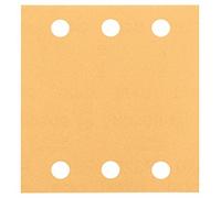 10 feuilles abrasives BOSCH C470 pour ponceuse vibrante 115 x 107 mm Best for Wood and Paint 6 trous
