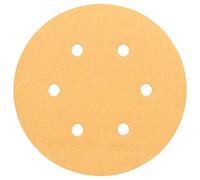 Bosch Accessories 2608607838 Abrasif 50 pièces Bois 6 perforations 150 mm Grain 180