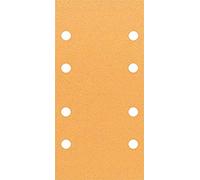 Bosch Accessories 2608607924 Disque abrasif Lot de 50 Bois 93 x 186 mm Grain 80