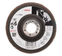 Bosch Disque à lamelles Bosch X581 Best for Inox droit 115 mm 80 tissu de verre Quantité:10