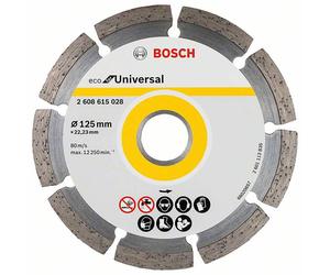 Bosch Accessories 2608615028 2608615028 Disque à tronçonner diamanté 125 mm Béton, Tuile, pierre à chaux, Tuile