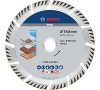 Bosch Accessories 2608615063 Standard for Universal Speed Disque à tronçonner diamanté Diamètre 180 mm Ø de perçage 22.23 mm 1 pc(s)