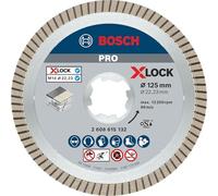 Bosch Disques à tronçonner diamantés X-LOCK Best for Ceramic Extra Clean Turbo 125x22,23x1,4x7 125 x 22,23 x 1,4 x 7 mm Quantité:1