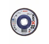 BOSCH Plateaux a lamelles X-LOCK, 125 mm, G 80, X571, Best for Metal 2608619211