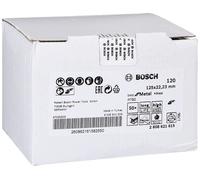 Bosch Disque abrasif sur fibres R780, Best for Metal + Inox 125 x 22,23 mm, G125 Quantité:50