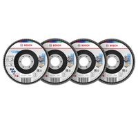 Bosch Accessories 2608626165 Disque à surfacer à lamelles Diamètre 115 mm Grain=40, 60, 80, 120 1 set