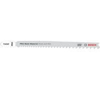 Bosch Accessories 2608655101 Lame de scie sauteuse PRO Multi Material thick and thin T345XF, 132 mm, 2 pièces 2 pc(s)