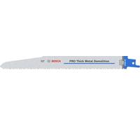 Bosch 100x Lame de scie sabre PRO Thick Metal S1130CF Demolition (pour Profilés et tuyaux en métal, Métaux non ferreux, Longueur 225 mm, Professional Accessoire Scie sabre)