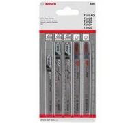 Bosch Accessories 2608667858 SET de lames de scie sauteuse Wood and plastic, 5 pièces, tige à came simple 5 pc(s)