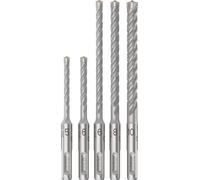 Bosch Coffret 5 forets PRO SDS-plus pour perforateur béton - Ø 5,0, 6,0, 6,0, 8,0, 10,0 mm