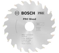 Lame de scie circulaire sans fil Standard for Wood Bosch, 85 x 1,1/0,7 x 15, 20 dents 2608837666