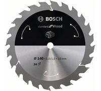 Bosch Accessories 2608837669 Lame de scie circulaire au carbure 140 x 10 mm Nombre de dents: 24 1 pc