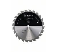 Bosch Accessories 2608837679 Lame de scie circulaire au carbure 165 x 10 mm Nombre de dents: 24 1 pc