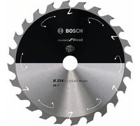 Bosch Professional 1x Lame de scie circulaire Standard for Wood (bois, 254 x 30 x 2,2 mm, 24 dents, accessoire de scie circulaire sans fil)