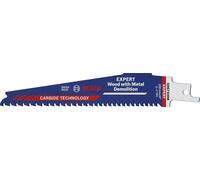 Set de 10 lames de scie sabre BOSCH EXPERT Wood with Metal Demolition 150 mm (2 608 900 397)