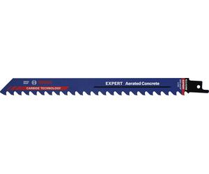 Bosch Accessories 2608900409 LAME de scie sabre expert « Aerated concrete » S 1141 HM, 10 pièces Longueur lame de scie 225 mm 10