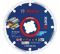 Bosch Accessories 2608900532 X-LOCK Disque à tronçonner diamanté Diamètre 115 mm Ø de perçage 22.23 mm métal 1 pc(s)