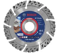 Bosch Accessories 2608900659 EXPERT MultiMaterial Disque à tronçonner diamanté Diamètre 115 mm Ø de perçage 22.23 mm Pierre