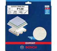 Bosch Grille abrasive pour ponceuse cloison sèche 2608901637 – grain 120 Ø225 mm (5 pièces)