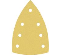 Bosch 50x Feuilles abrasives EXPERT C470 à 7 trous (pour Peinture sur bois, Bois dur, Ø 100x150 mm, Grain 120, Professional Accessoire Ponceuse Multi)