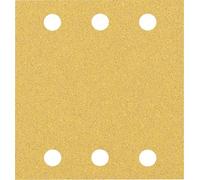 Bosch Accessories 2608901655 Papier abrasif pour ponceuse vibrante Grain 60 (L x l) 107 mm x 115 mm 50 pc(s)