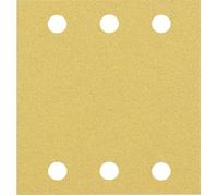 Bosch Accessories 2608901656 Papier abrasif pour ponceuse vibrante Grain 80 (L x l) 107 mm x 115 mm 50 pc(s)