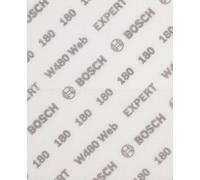 BOSCH Feuille abrasive pour ponçage manuel EXPERT W480 Web 1/4, 115 x 140 mm, G180