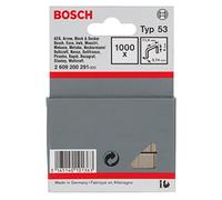 Agrafes à fil fin type 53, 11,4 x 0,74 x 4 mm, 1000 pièces Bosch 2609200291