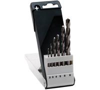 Bosch Accessories 2609255060 HSS Jeu de forets pour le métal 6 pièces 2 mm, 3 mm, 4 mm, 5 mm, 6 mm, 8 mm meulé DIN 338 tige cylindrique 1 set