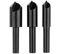 Bosch Accessories 2609255124 Jeu de fraises coniques 3 pièces 8 mm, 10 mm, 12 mm acier à métaux tige cylindrique 1 set