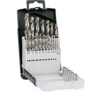 Bosch Accessories 2609255132 Set de 19 Forets à métaux rectifiés HSS Diamètres 1/1,5/2/2,5/3/3,5/4/4,5/5,5/6/6,5/7/7,5/8/8,5/9/9,5/10 mm