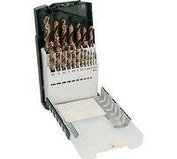 Bosch Accessories 2609255133 HSS Jeu de forets pour le métal 19 pièces 1 mm, 1.5 mm, 2 mm, 2.5 mm, 3 mm, 3.5 mm, 4 mm, 4.5 mm