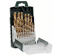 Bosch Accessories 2609255136 Set de 25 forets à métaux rectifiés HSS-Titane 1 à 13 mm