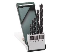 Bosch Accessories 2609255214 Jeu de forets pour le bois 5 pièces 4 mm, 5 mm, 6 mm, 8 mm, 10 mm tige cylindrique 1 set