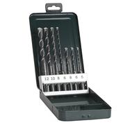 Bosch Accessories 2609255543 Jeu de forets pour marteau 7 pièces 5 mm, 6 mm, 6 mm, 8 mm, 8 mm, 10 mm, 12 mm SDS-Plus 1 jeu