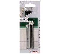 Bosch – Jeu de forets carrelage Accessories 2609255590 – tige cylindrique 5,5/6,0/8,0 mm – 3 pièces