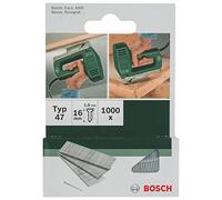 Bosch Accessories 2609255809 Set de 1000 clous d'agrafage Type 47 Longueur 16 Tête Largeur 1,8 mm Epaisseur 1,27