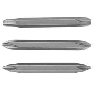 Bosch Accessories 2609255960 Jeu d'embouts à deux têtes 3 pièces vis à fente, cruciforme Phillips, vis Pozidriv