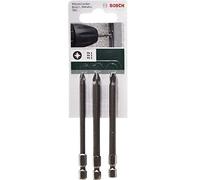 Bosch Accessories 2609255969 Lot d'embouts de tournevis à double extrémité 89 mm Lot de 3